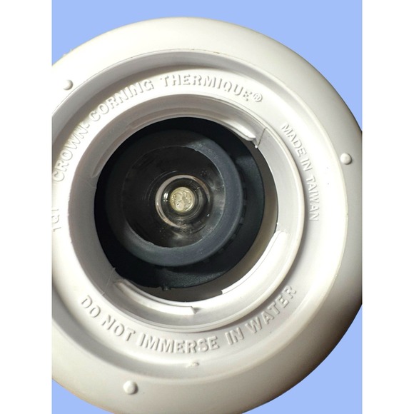 Vintage Corning Shadow Iris Thermique 1 Qt Carafe & Lid Plastic/Metal Coffee Tea - Picture 10 of 10